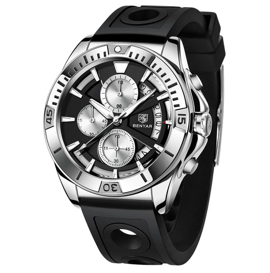 BENYAR 2024 Luxury Sports Quartz Watch