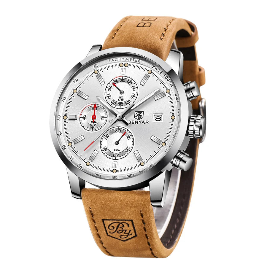 BENYAR 2024 Luxury Sports Quartz Watch