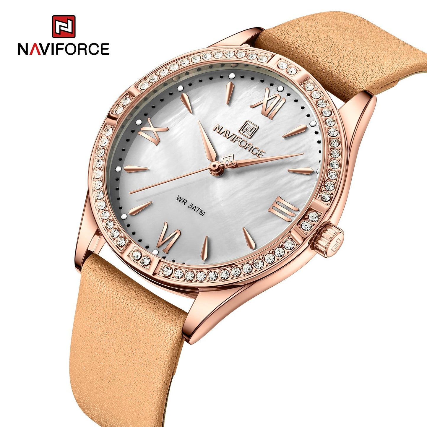 NF5038 Lady’s Watch Mother-of-pearl dial – Naviforce