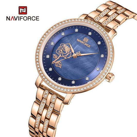 Naviforce Rose Textured Watch