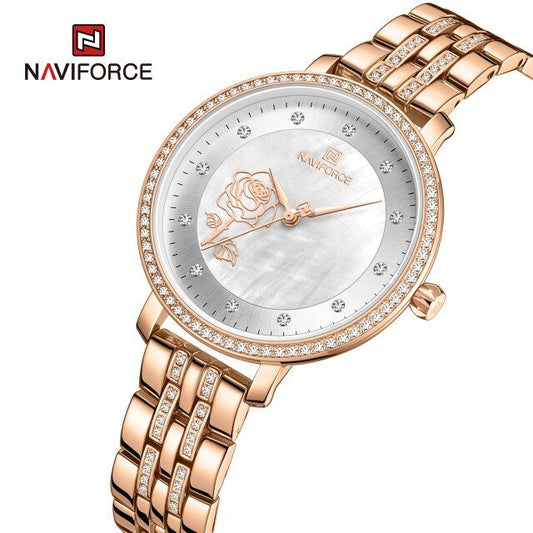 Naviforce Rose Textured Watch