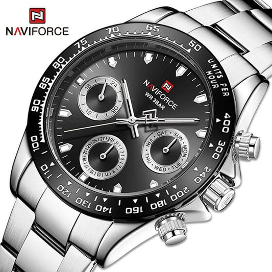 NaviForce Watch NF9193 – Black/Silver